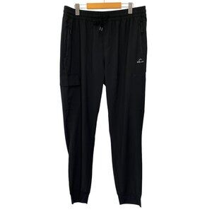 Willit Mens Black Jogger Pants XL Cargo Zippered Pockets UPF 50 Athletic Outdoor